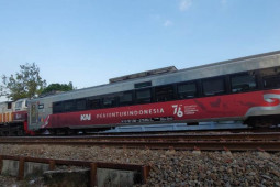 KAI pasang "livery" khusus semarakkan HUT ke-76 Kemerdekaan RI