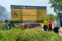 Polres Kubu Raya siagakan 60 personel antisipasi kebakaran hutan dan lahan