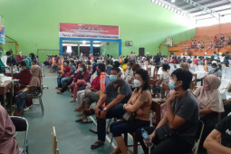 Polres Binjai lakukan vaksinasi massal tahap dua terhadap warga