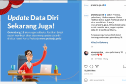 Pembuatan akun Kartu Prakerja 2022 telah dibuka