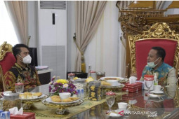 Bupati Sinjai temui Plt Gubernur bahas persiapan Porprov Sulsel XVII