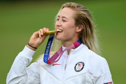 Olimpiade Tokyo: Nelly Korda rebut emas golf putri