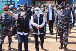 Gubernur  Jatim sebut sinergi dan kolaborasi kunci percepatan vaksinasi