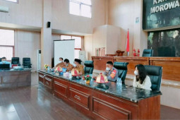 Pemkab Morut laksanakan upacara peringatan HUT RI secara terbatas