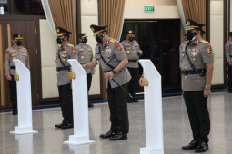 Kapolri lantik tiga pati Polri dukung penuntasan penanganan pandemi COVID-19