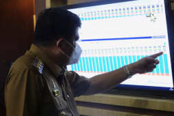 Bupati tinjau pusat komando penanganan COVID-19 Lampung Tengah