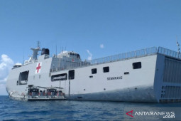 KRI Semarang-594 bantu pasokan oksigendi Belitung