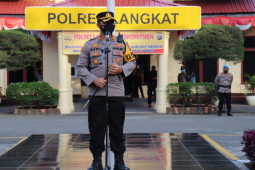 Malam ini Polres Langkat rekayasa lalu lintas antisipasi penyebaran COVID-19