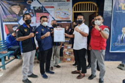 Donor darah Pemuda Siaga Pandemi Garda Pemuda Nasdem Tebing Tinggi