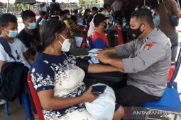 Gerai vaksinasi presisi Polda Maluku layani ratusan warga, begini penjelasannya