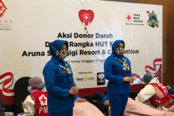 HUT ke-5, Aruna Senggigi Gelar Aksi Donor Darah