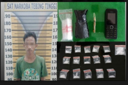 Mahasiswa pengedar sabu dibekuk Satnarkoba Polres Tebing Tinggi