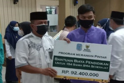 Baznas Merangin salurkan dana Rp2,7 miliar untuk yatim