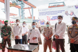 Ekspor komoditas pertanian Jambi senilai Rp141,82 miliar dilepas Presiden Jokowi