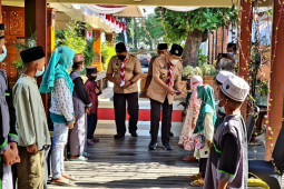 Peringati Hari Pramuka, Kwarcab Kota Mojokerto santuni puluhan anak yatim