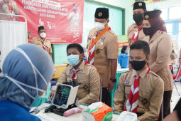 Wali Kota Maidi ajak Pramuka Kota Madiun aktif sebagai pelopor prokes