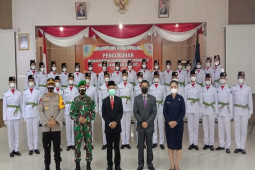 Plt Bupati Merangin  kukuhkan Paskibraka