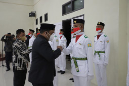 Kukuhkan Paskibraka, ini harapan Sekda Aceh Besar