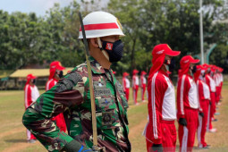 Kapten Infantri Suryadi terpilih jadi Danki Paskibraka HUT ke-76 RI di halaman istana