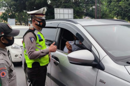 Polda Sumut putar balik 459 kendaraan  saat hari libur
