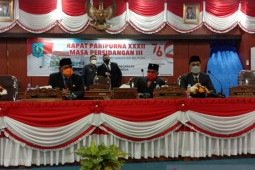 DPRD Belitung gelar sidang paripurna mendengarkan pidato kenegaraan presiden