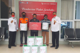 Peringati HUT ke-76 RI, Jasa Raharja Jambi bagikan 100 paket sembako