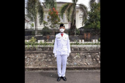 Zaidan bangga berhasil mengibarkan Sang Saka Merah Putih