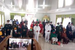 Dirgahayu RI, Pemkab Tapsel santuni legiun veteran