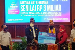 Tiga rumah sakit di Kalsel dapatkan bantuan alkes dari PT JBG