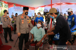 Polres Karawang vaksinasi COVID-19 penyandang disabilitas