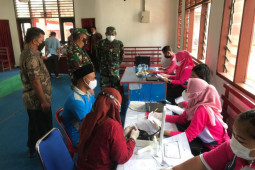 262 WBP Lapas Sibolga jalani vaksinasi pertama