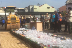 Pemkab Cianjur musnahkan ribuan botol minuman keras dan obat terlarang
