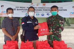 SKK Migas PetroChina dan Kodim Tanjab sinergi bantu warga terdampak pandemi