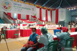BPJAMSOSTEK Sumbagsel gelar vaksinasi dan donor darah