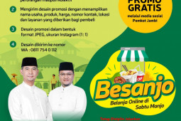 Melalui "Besanjo", pelaku UMKM Kota Jambi bisa promosikan produk