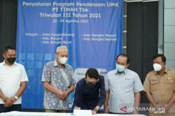 Pemkab Bangka Selatan apresiasi PT Timah bantu modal UMKM