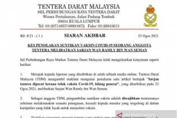 Menolak vaksin COVID-19, tentara Malaysia dipecat