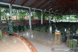 Prajurit Yonif 713 Satya Tama Gorontalo bersiap latihan uji tempur