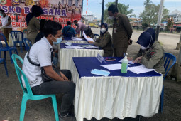 Sejumlah pengendara tidak memakai masker langsung dirapid Antigen