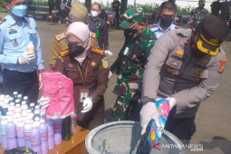 Kejaksaan Garut musnahkan barang bukti narkoba