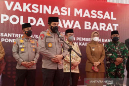 Serang balik COVID-19 dengan vaksinasi, kata Kapolda Jabar