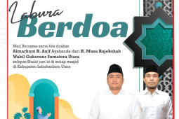 Bupati Labura ajak warga doakan H Anif
