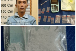Polsek Hinai Langkat tangkap Al pengedar sabu-sabu