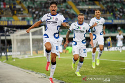 Debut Joaquin Correa cetak dua gol, Inter bangkit kalahkan Verona 3-1