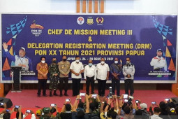 Empat peserta CdM Meeting PON Papua terkonfirmasi positif COVID-19