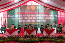 Gelar wisuda sarjana terapan pertanian, Polbangtan Medan cetak 198 lulusan berkompeten