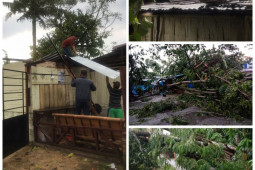 Angin kencang landa Kuala 28 rumah, satu masjid, satu gudang rusak