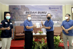 Jamkrindo berkolaborasi berbagi inspirasi pemberdayaan di Geopark Ciletuh