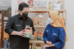 Menteri BUMN apresiasi PLN dukung 8 ribu UMKM hadapi pandemi