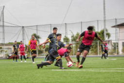 Jalin silaturrahmi, Biro Adpim Kalsel dan Bank Kalsel Gelar Fun Soccer